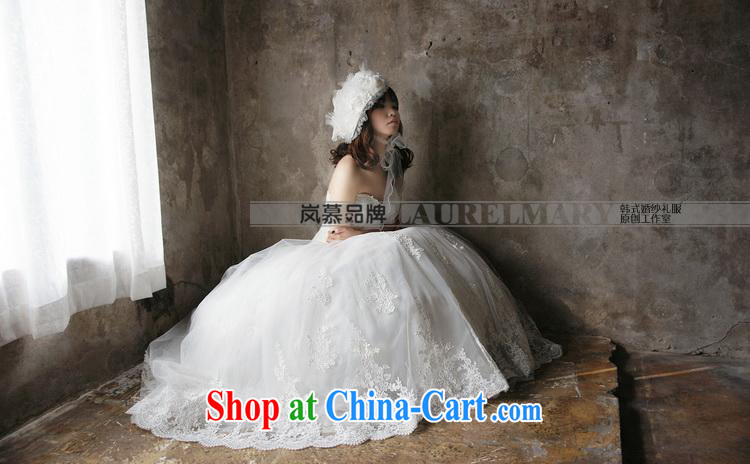 LAURELMARY sponsors the 2015 new Korean stylish and elegant heart-shaped bare chest lace-up waist graphics thin A swing-tail shaggy dress bridal wedding White (picture) Custom size (please contact Customer Service) pictures, price, brand platters! Elections are good character, the national distribution, so why buy now enjoy more preferential! Health