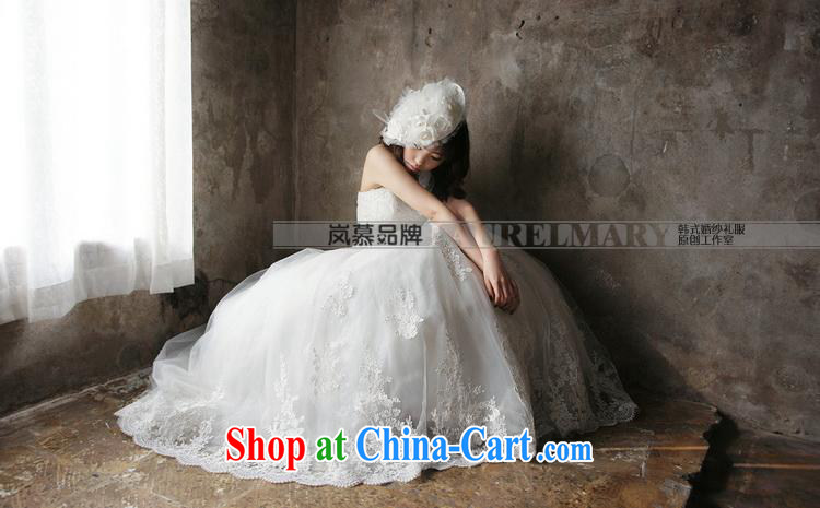 LAURELMARY sponsors the 2015 new Korean stylish and elegant heart-shaped bare chest lace-up waist graphics thin A swing-tail shaggy dress bridal wedding White (picture) Custom size (please contact Customer Service) pictures, price, brand platters! Elections are good character, the national distribution, so why buy now enjoy more preferential! Health