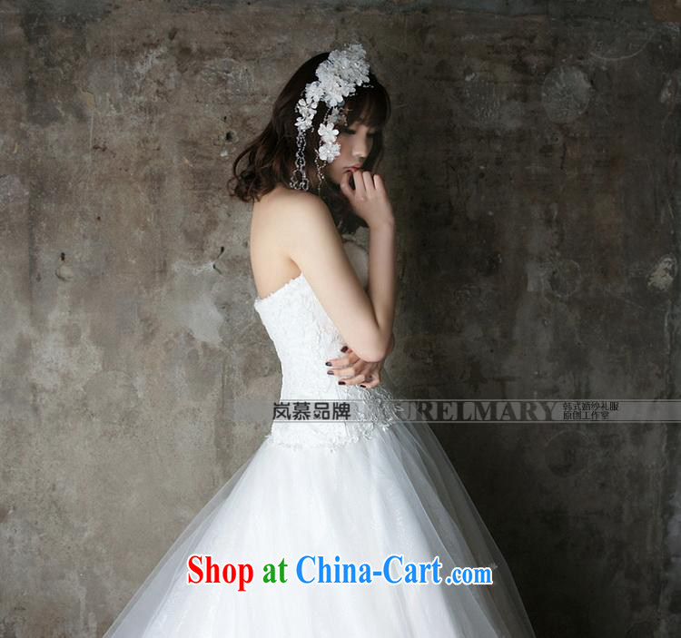 LAURELMARY sponsors the 2015 new Korean stylish and elegant heart-shaped bare chest lace-up waist graphics thin A swing-tail shaggy dress bridal wedding White (picture) Custom size (please contact Customer Service) pictures, price, brand platters! Elections are good character, the national distribution, so why buy now enjoy more preferential! Health
