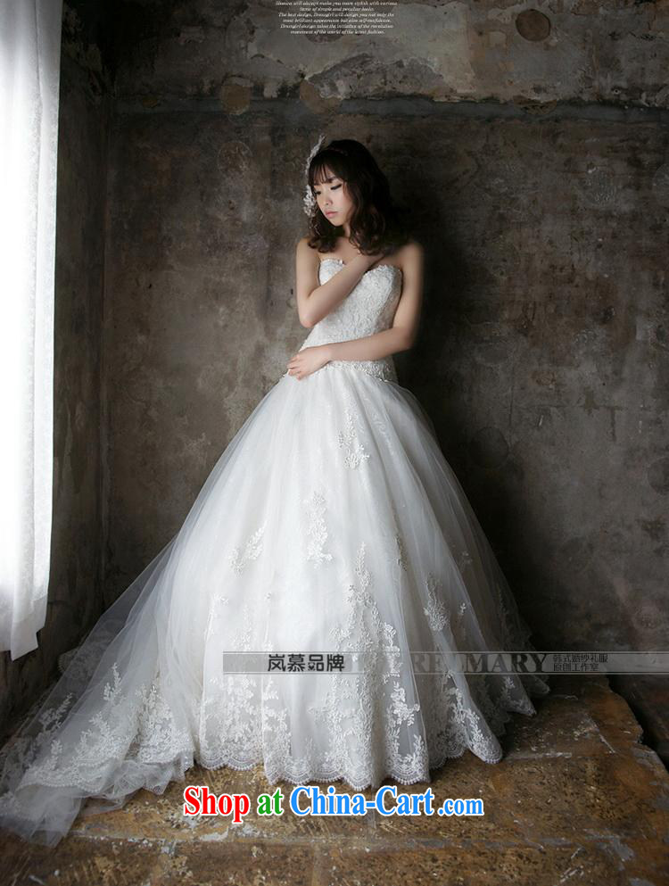 LAURELMARY sponsors the 2015 new Korean stylish and elegant heart-shaped bare chest lace-up waist graphics thin A swing-tail shaggy dress bridal wedding White (picture) Custom size (please contact Customer Service) pictures, price, brand platters! Elections are good character, the national distribution, so why buy now enjoy more preferential! Health
