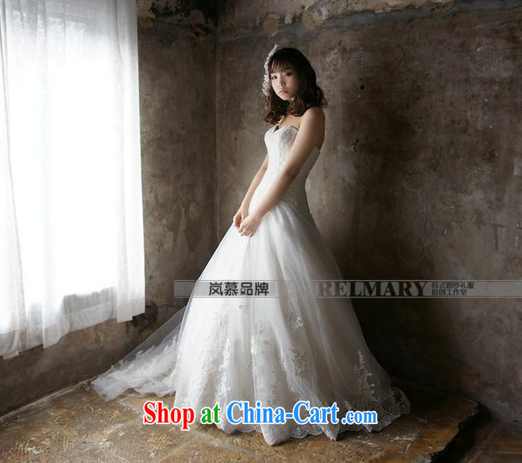 LAURELMARY sponsors the 2015 new Korean stylish and elegant heart-shaped bare chest lace-up waist graphics thin A swing-tail shaggy dress bridal wedding White (picture) Custom size (please contact Customer Service) pictures, price, brand platters! Elections are good character, the national distribution, so why buy now enjoy more preferential! Health