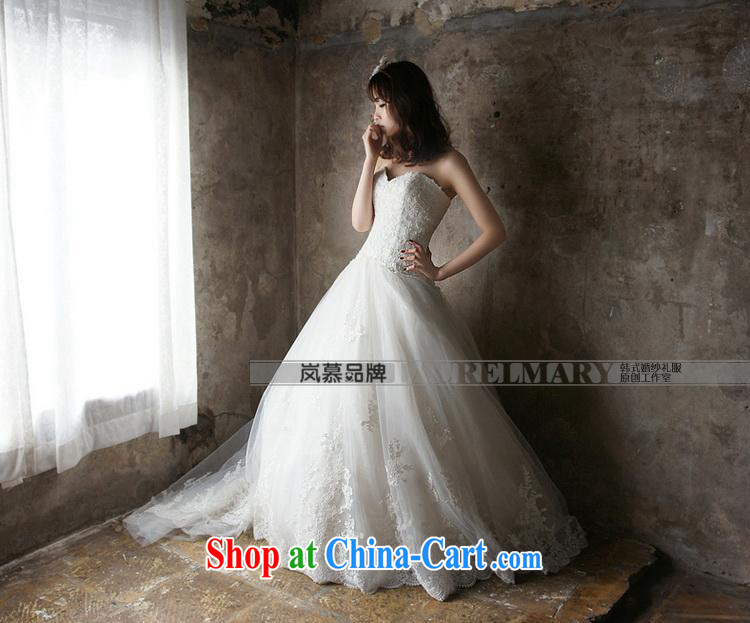 LAURELMARY sponsors the 2015 new Korean stylish and elegant heart-shaped bare chest lace-up waist graphics thin A swing-tail shaggy dress bridal wedding White (picture) Custom size (please contact Customer Service) pictures, price, brand platters! Elections are good character, the national distribution, so why buy now enjoy more preferential! Health