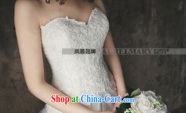 LAURELMARY sponsors the 2015 new Korean stylish and elegant heart-shaped bare chest lace-up waist graphics thin A swing-tail shaggy dress bridal wedding White (picture) Custom size (please contact Customer Service) pictures, price, brand platters! Elections are good character, the national distribution, so why buy now enjoy more preferential! Health