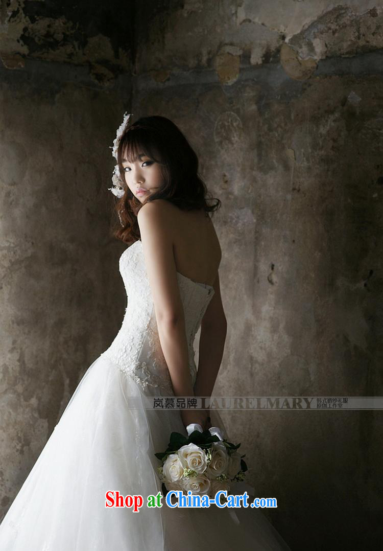 LAURELMARY sponsors the 2015 new Korean stylish and elegant heart-shaped bare chest lace-up waist graphics thin A swing-tail shaggy dress bridal wedding White (picture) Custom size (please contact Customer Service) pictures, price, brand platters! Elections are good character, the national distribution, so why buy now enjoy more preferential! Health