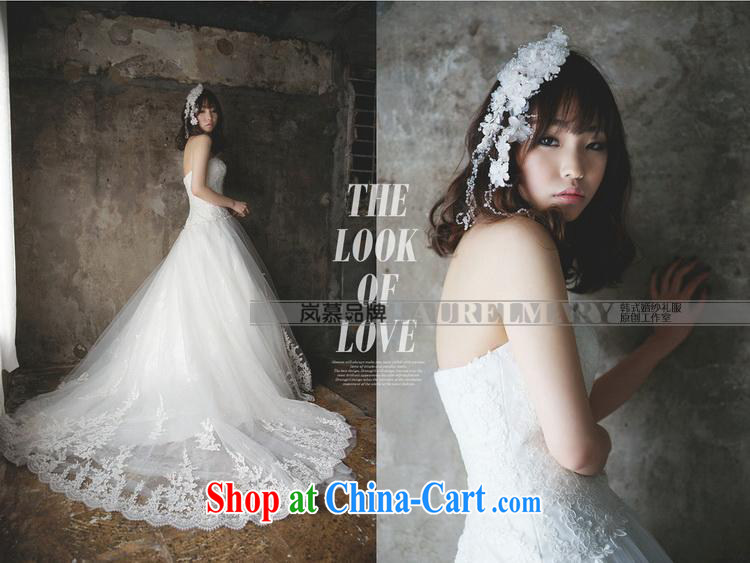 LAURELMARY sponsors the 2015 new Korean stylish and elegant heart-shaped bare chest lace-up waist graphics thin A swing-tail shaggy dress bridal wedding White (picture) Custom size (please contact Customer Service) pictures, price, brand platters! Elections are good character, the national distribution, so why buy now enjoy more preferential! Health