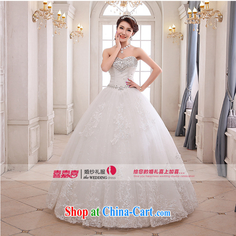 Hi Ka-hi wedding XS 01 2014 new erase chest Korean diamond jewelry wipe his chest to tie wedding ivory left size tailored pictures, price, brand platters! Elections are good character, the national distribution, so why buy now enjoy more preferential! Health