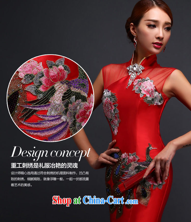 Love Of The temporal marriages retro field shoulder crowsfoot tail dress new Peacock wedding dresses wedding toast serving red made for pictures taken, price, brand platters! Elections are good character, the national distribution, so why buy now enjoy more preferential! Health