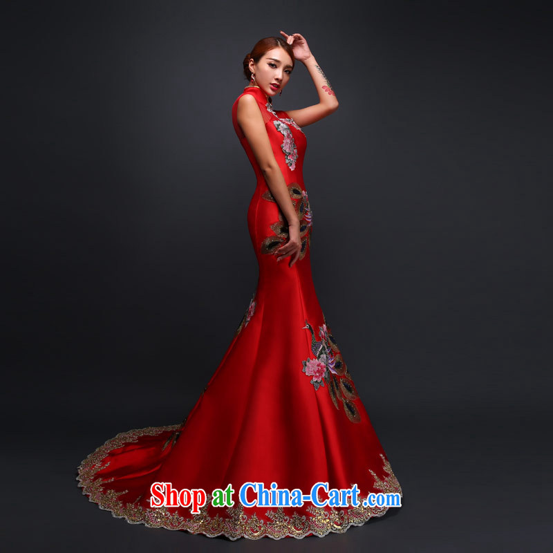 Love On The temporal marriages retro a shoulder at Merlion-tail dress new Peacock wedding dresses wedding toast serving red made specifically, love life, and shopping on the Internet