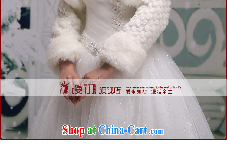 Early definition 2015 bride's wedding shawl dresses long sleeved warm wedding dress small jacket autumn and winter bridesmaid hair shawl white pictures, price, brand platters! Elections are good character, the national distribution, so why buy now enjoy more preferential! Health