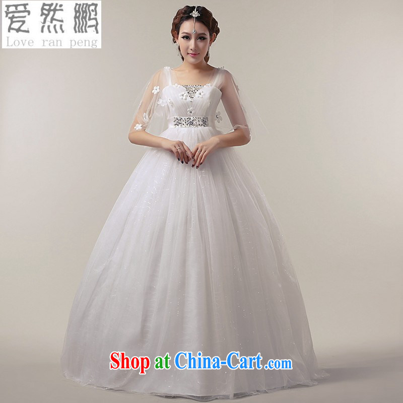 Love, Norman wedding dresses Korean Princess skirt new 2014 pregnant women high-waist beautiful wedding dress hunsha white customers to size up to be returned.