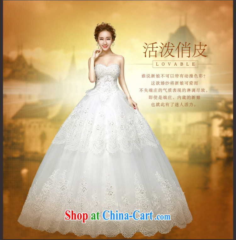 Dream of the day wedding dresses 2015 new Japan-ROK lace with wedding dress 1756 white M 2.0 feet waist pictures, price, brand platters! Elections are good character, the national distribution, so why buy now enjoy more preferential! Health