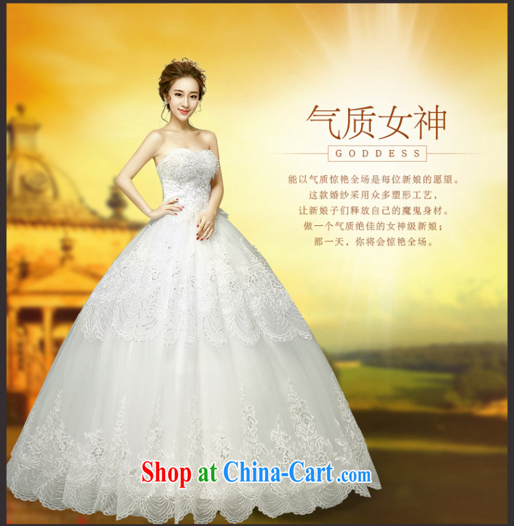 Dream of the day wedding dresses 2015 new Japan-ROK lace with wedding dress 1756 white M 2.0 feet waist pictures, price, brand platters! Elections are good character, the national distribution, so why buy now enjoy more preferential! Health