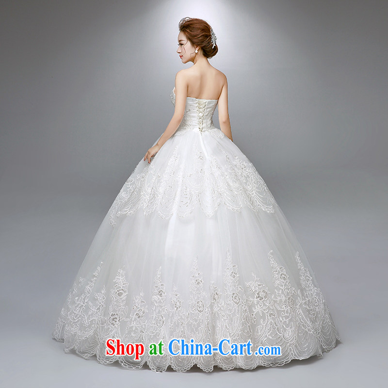 Dream of the day wedding dresses 2015 new Japan-ROK lace with wedding dress 1756 white M 2.0 feet around his waist, and dream of the day, shopping on the Internet