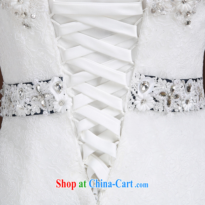 7 color 7 tone new 2015 stylish and simple A with the waist lace graphics thin strap beauty with bare chest, wedding dresses H 045 white L, 7 color 7 tone, shopping on the Internet
