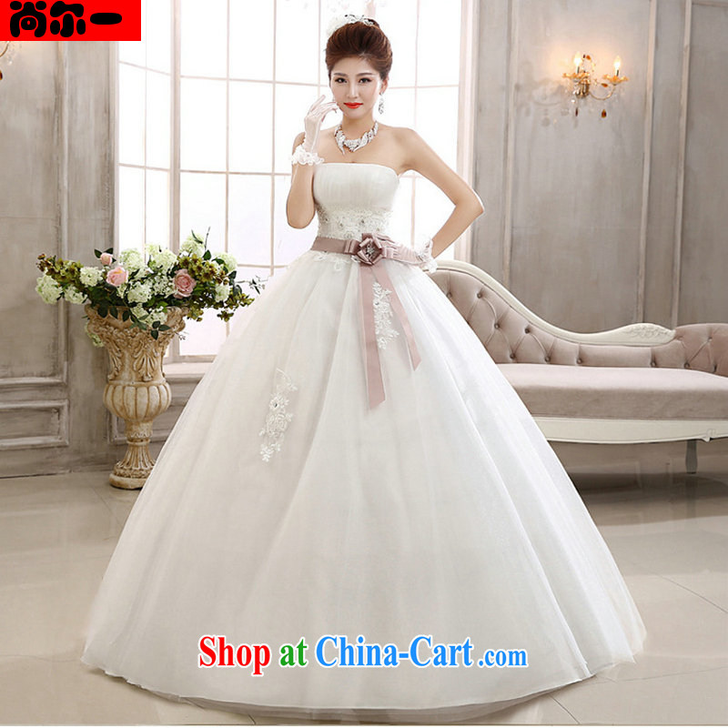 There's a new spring female white erase chest bridal with bowtie stylish wedding XS 1021 white XXL