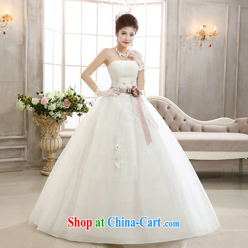 There's a new spring female white bare chest bridal with bow-tie and stylish wedding XS 1021 white XXL, still, a, and, shopping on the Internet