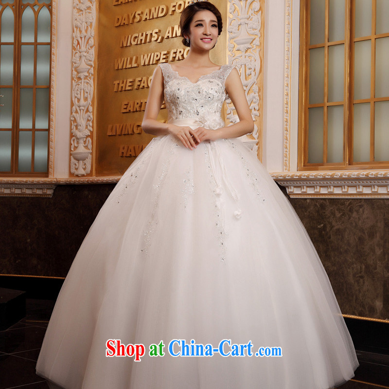 Service was good at Korean bridal wedding high waist maternity wedding dresses 2015 new larger thick mm custom white 7 XL