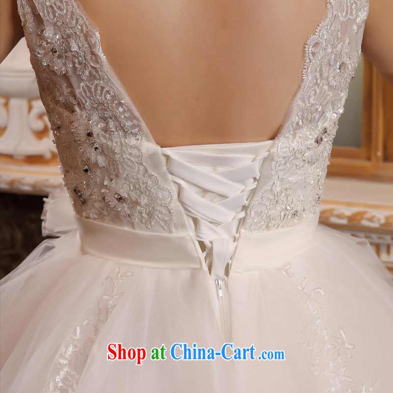 Service was good at Korean bridal wedding high waist pregnant women wedding dresses 2015 new, large, thick mm custom white 7 XL, good service, and, shopping on the Internet