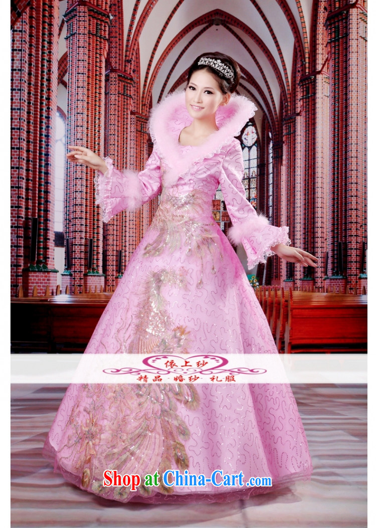 Yong-yan and 2015 new autumn and winter wedding dresses winter long-sleeved wool, for winter clothes wedding warm wedding dresses 4014 white Custom size not return pictures, price, brand platters! Elections are good character, the national distribution, so why buy now enjoy more preferential! Health