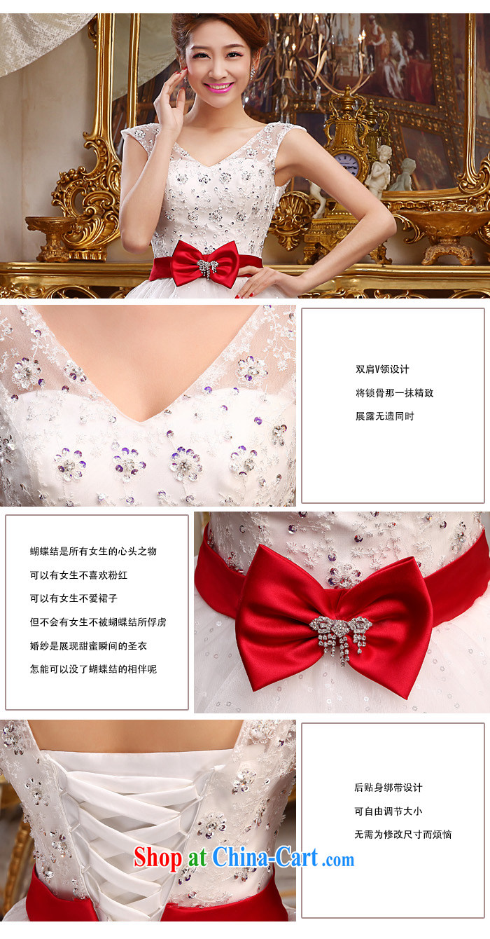 A good service is 2015 new marriages and stylish shoulders V collar red butterfly butterfly with shaggy dress wedding white XXL pictures, price, brand platters! Elections are good character, the national distribution, so why buy now enjoy more preferential! Health