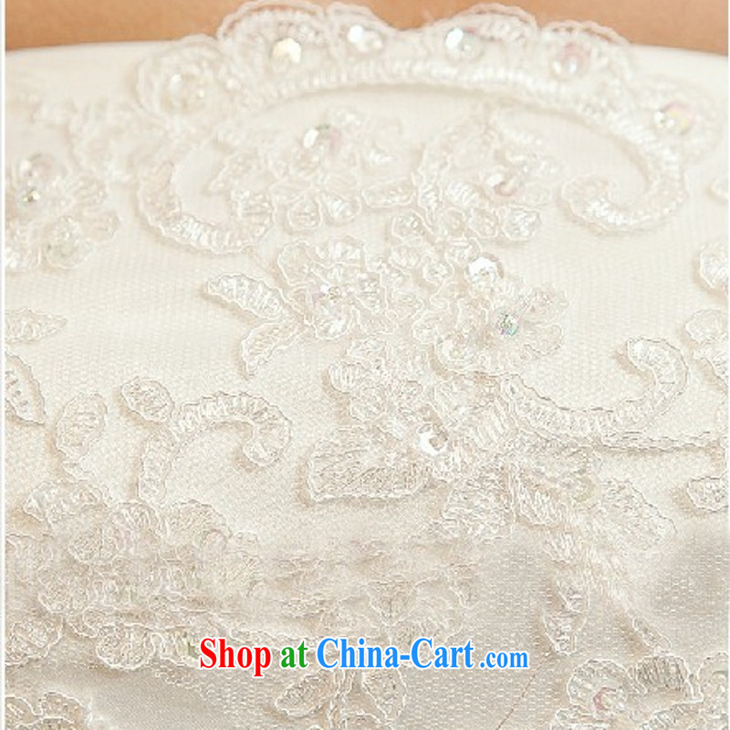 Yong-yan and 2015 new wedding Deluxe lace long-tail Korean version with sweet Princess wedding dresses with trailing white-tail up to size is not final, and Yong-yan good offices, shopping on the Internet