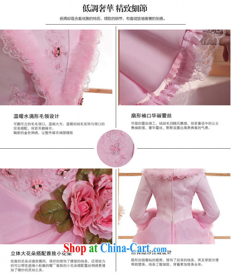 Yong-yan and autumn and winter new 2015 Korean winter clothes cotton wedding dresses winter long-sleeved one shoulder strap pink. size is not final pictures, price, brand platters! Elections are good character, the national distribution, so why buy now enjoy more preferential! Health