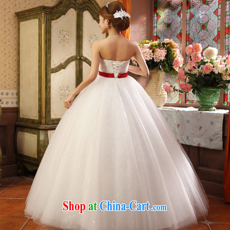 A good service is 2015 new marriages Korean Princess Mary Magdalene chest shaggy dress flowers with wedding dresses white XXL, good service, and, on-line shopping