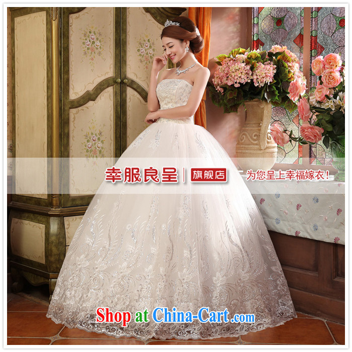 A good service is 2015 new marriages Korean Princess wiped his chest, Shaggy dress wedding dresses white XXL pictures, price, brand platters! Elections are good character, the national distribution, so why buy now enjoy more preferential! Health