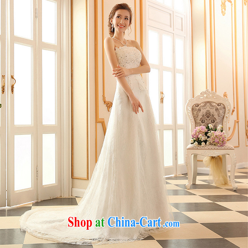 2015 new stylish wedding dresses bare chest strap lace beauty at Merlion With marriages and the spring and summer-tail wedding M Ting, Beverly (tingbeier), online shopping