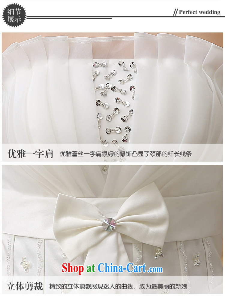 There is embroidery bridal 2015 new erase chest Korean marriage video thin with stylish tie-down the tail wedding white tailored final pictures, price, brand platters! Elections are good character, the national distribution, so why buy now enjoy more preferential! Health