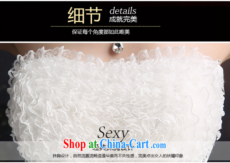 Ting Beverly wiped chest wedding dresses 2015 new spring and summer new autumn graphics thin Korean trendy, lace wedding with bound beauty with white XXL pictures, price, brand platters! Elections are good character, the national distribution, so why buy now enjoy more preferential! Health