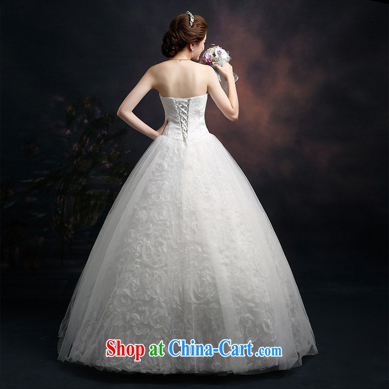 Ting Beverly wiped his chest wedding dresses 2015 new spring and summer new autumn graphics thin Korean trendy, lace wedding dresses with cultivating a strap white XXL Ting, Beverly (tingbeier), online shopping