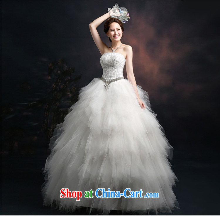 Ting Beverly wedding dresses 2015 new spring and summer stylish Korean wiped chest-waist graphics thin Deluxe lace with wedding dresses white XXL pictures, price, brand platters! Elections are good character, the national distribution, so why buy now enjoy more preferential! Health
