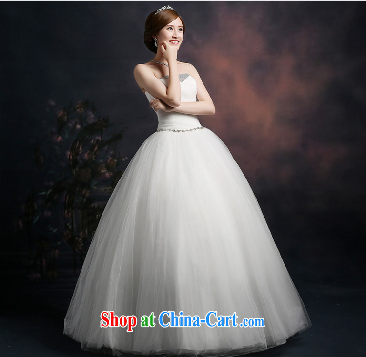 Ting Beverly wedding dresses 2015 spring and summer new stylish Korean wiped chest wedding beauty graphics thin strap with white XXL pictures, price, brand platters! Elections are good character, the national distribution, so why buy now enjoy more preferential! Health
