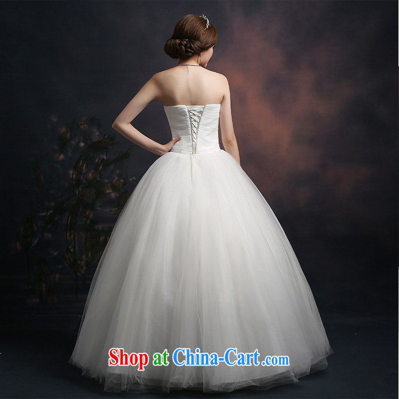 Ting Beverly wedding dresses 2015 spring and summer new stylish Korean wiped his chest wedding beauty graphics thin strap with white XXL Ting, Beverly (tingbeier), online shopping