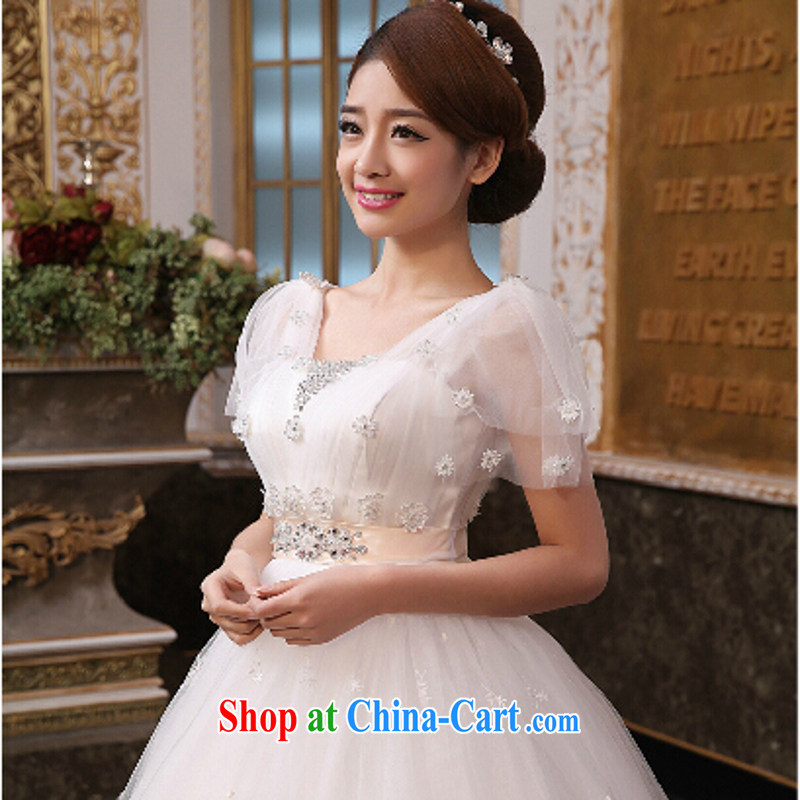 Yong-yan and pregnant bride wedding 2015 new moms high waist a Field shoulder lace Korean layout by marriage the code tied with a white XL, Yong Yan good offices, shopping on the Internet
