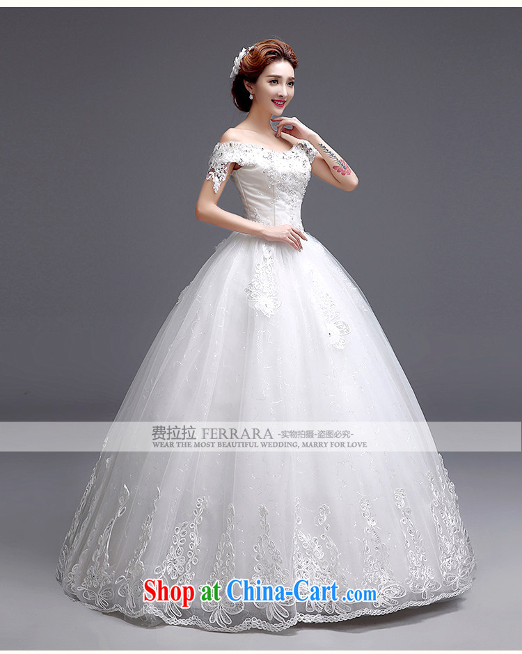 Ferrara 2015 new wedding Korean sweet field shoulder water drilling with shaggy dress wedding XL (2 feet 2) pictures, price, brand platters! Elections are good character, the national distribution, so why buy now enjoy more preferential! Health