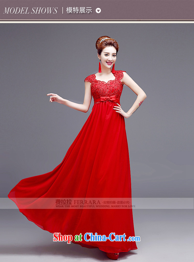 Ferrara dress 2015 new dual-shoulder dress long Korean Beauty graphics thin diamond wedding toast serving female winter new XL (2 feet 2) pictures, price, brand platters! Elections are good character, the national distribution, so why buy now enjoy more preferential! Health