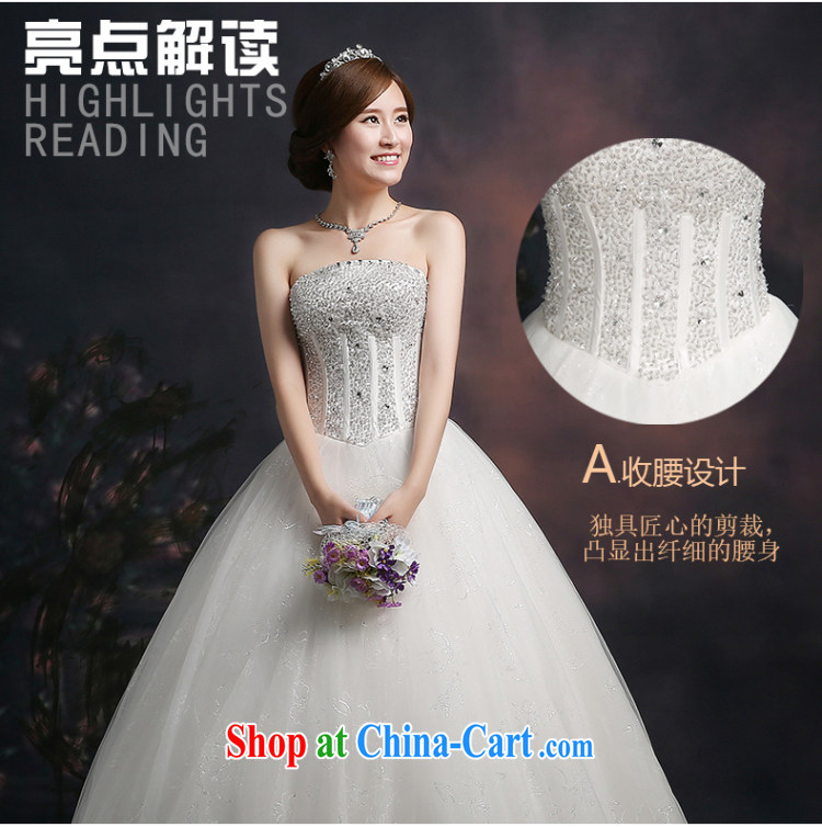 Ting Beverly wedding dresses 2015 new spring and summer stylish Korean wiped his chest wedding, tied with graphics thin lace with inserts, drill white XXL pictures, price, brand platters! Elections are good character, the national distribution, so why buy now enjoy more preferential! Health