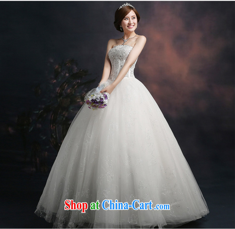 Ting Beverly wedding dresses 2015 new spring and summer stylish Korean wiped his chest wedding, tied with graphics thin lace with inserts, drill white XXL pictures, price, brand platters! Elections are good character, the national distribution, so why buy now enjoy more preferential! Health