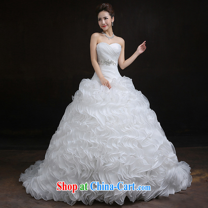 According to Lin Windsor wedding dresses new 2015 spring and stylish Wang smiled vera wang wedding flouncing dream-tail Wedding are code