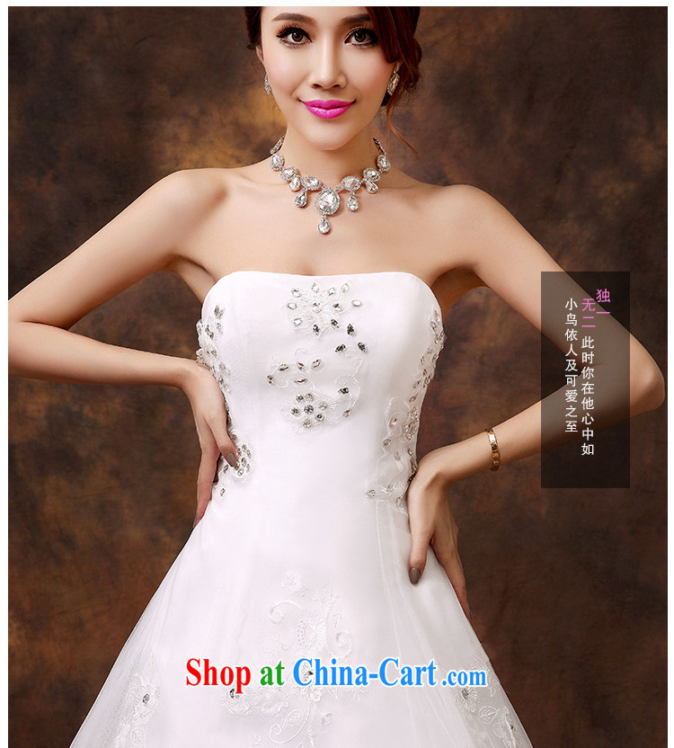 2014 new stylish erase chest wedding bridal dresses Korean-style minimalist A with shaggy dress with Pearl hunsha tailored contact Customer Service pictures, price, brand platters! Elections are good character, the national distribution, so why buy now enjoy more preferential! Health