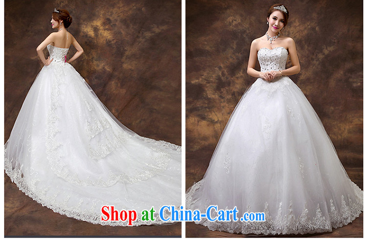 According to Lin Sa 2015 new wedding dresses stylish Mary Magdalene Beauty Chest marriages Korean retro lace long-tail wedding, tailored contact Customer Service pictures, price, brand platters! Elections are good character, the national distribution, so why buy now enjoy more preferential! Health