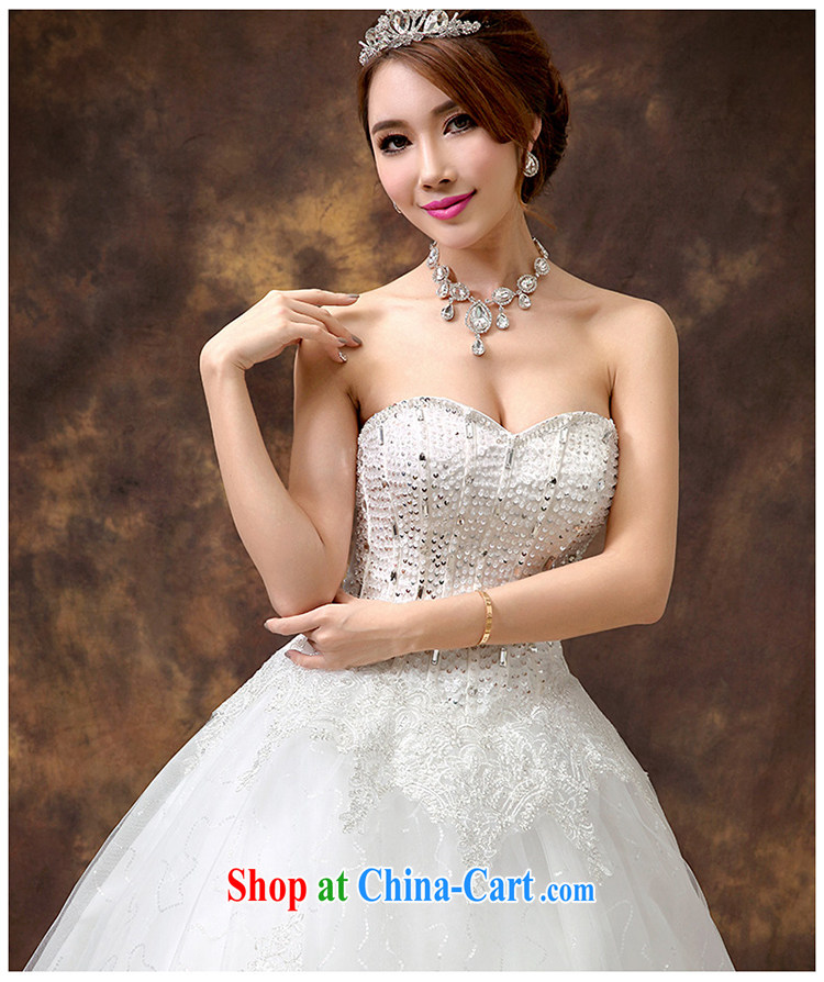 According to Lin Sa 2015 new wedding dresses stylish Mary Magdalene Beauty Chest marriages Korean retro lace long-tail wedding, tailored contact Customer Service pictures, price, brand platters! Elections are good character, the national distribution, so why buy now enjoy more preferential! Health
