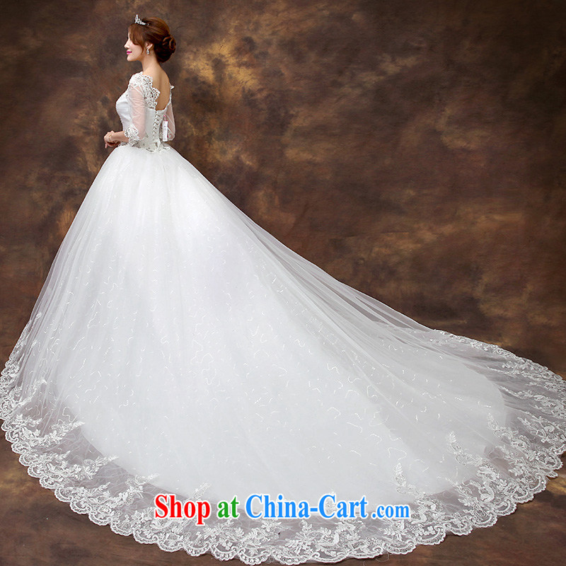 According to Lin Sa 2015 new wedding dresses the Field shoulder cuff in cultivating wedding dresses the tail in Europe retro lace long-tail is tailored to contact customer service, according to Lin, Elizabeth, and shopping on the Internet