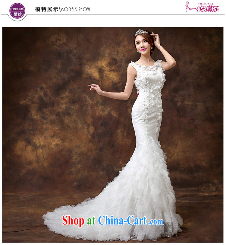 According to Lin Sa 2015 new wedding dresses Korean version the waist graphics thin crowsfoot wedding purely manual flowers custom wedding tailored contact Customer Service pictures, price, brand platters! Elections are good character, the national distribution, so why buy now enjoy more preferential! Health