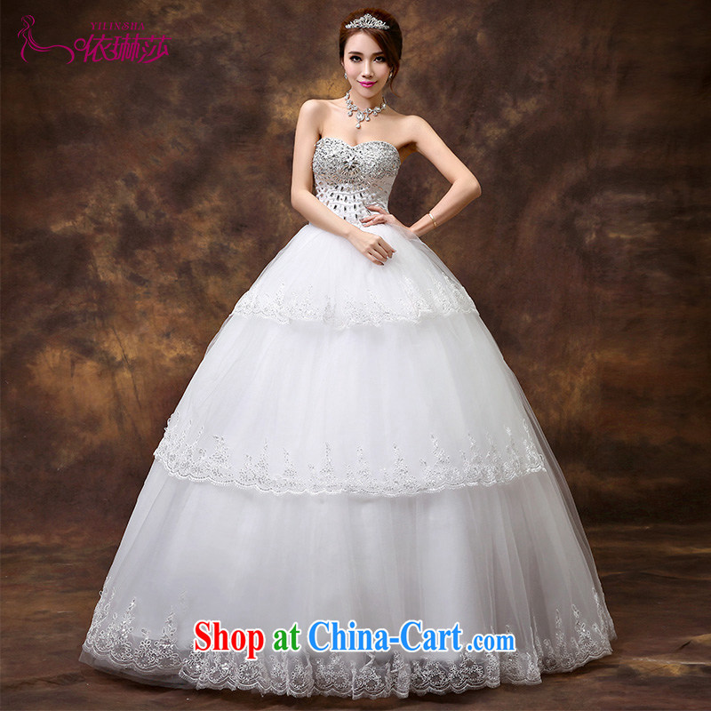 Cultivating graphics thin bridal suite 2015 new wedding dresses wood drill Korean Princess Mary Magdalene chest bridal shaggy dress wedding tailored contact Customer Service