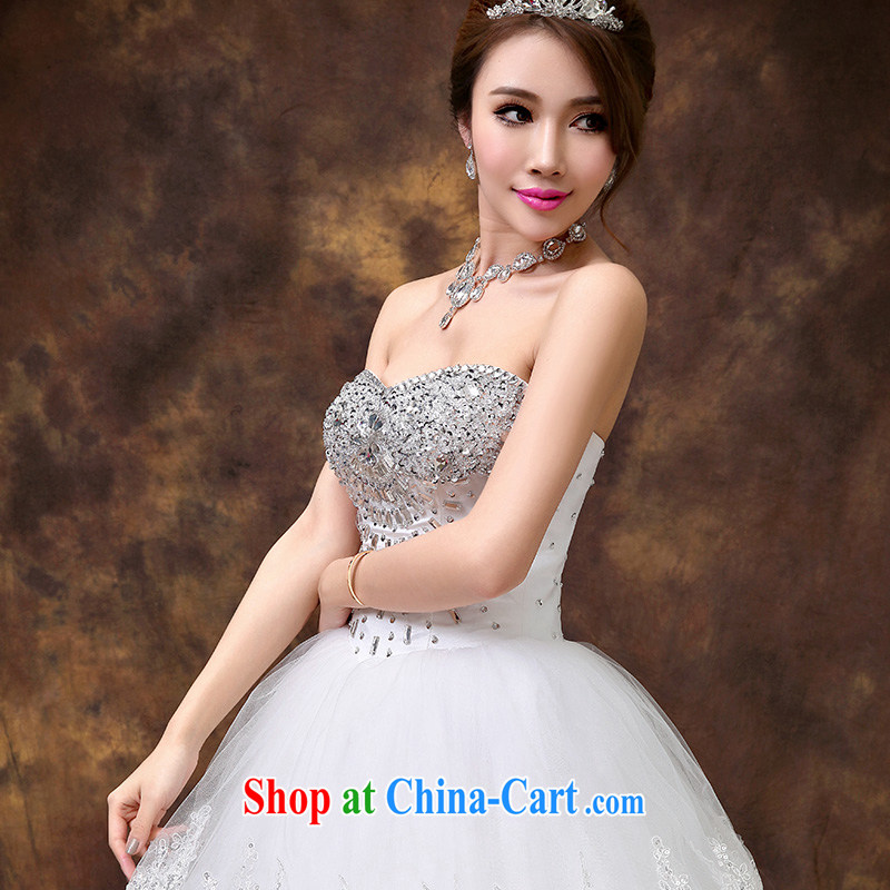 Cultivating graphics thin bridal suite 2015 new wedding dresses wood drill Korean Princess Mary Magdalene chest bridal shaggy dress wedding tailored to contact customer service, according to Lin, Elizabeth, and shopping on the Internet