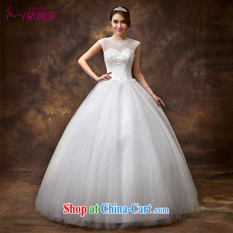 wedding dresses new 2014 autumn and winter, a shoulder for semi-long-sleeved Korean fashion marriages with a tailored contact Customer Service