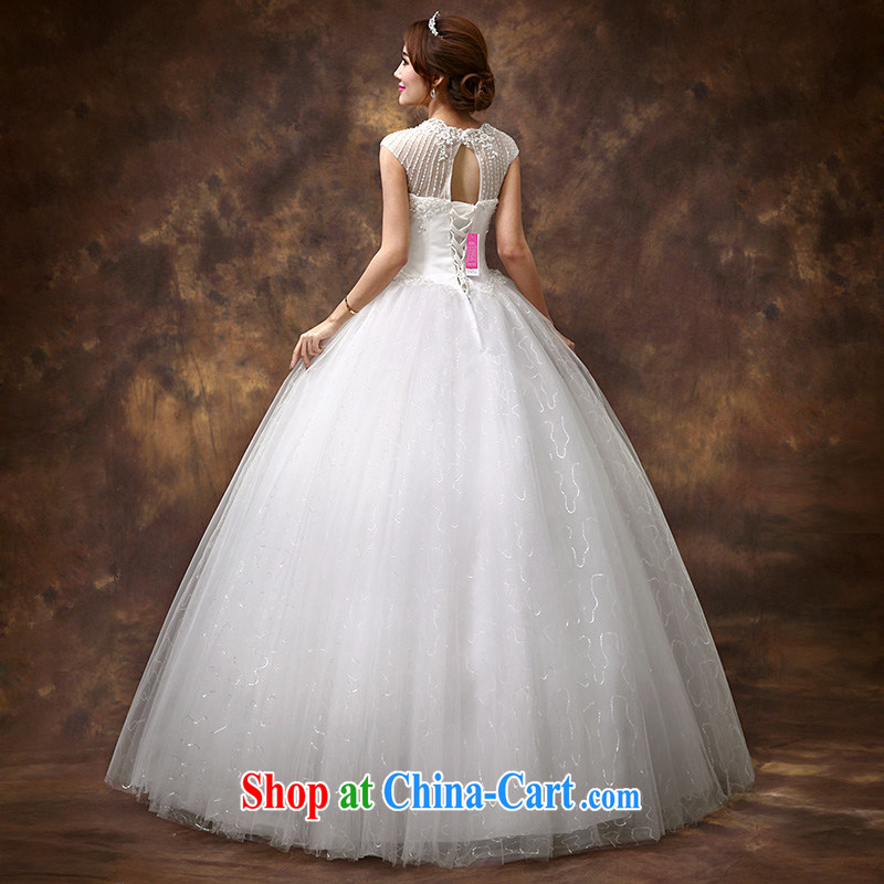 wedding dresses new 2014 autumn and winter, a shoulder for semi-long-sleeved Korean fashion marriages with tailored contact customer service, according to Lin, Elizabeth, and shopping on the Internet